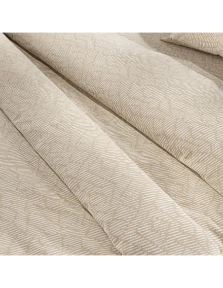 Σετ Παπλωματοθήκη Φανελένια Υπέρδιπλη 225x245 Brenta Camel