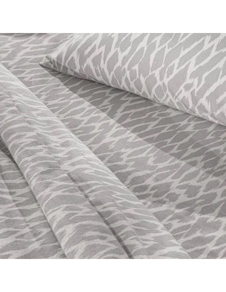 Σετ Σεντόνια Φανελένια King Size 270x265 Magma Silver