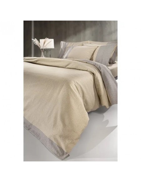 Σετ Σεντόνια Φανελένια King Size 270x265 Verona Taupe