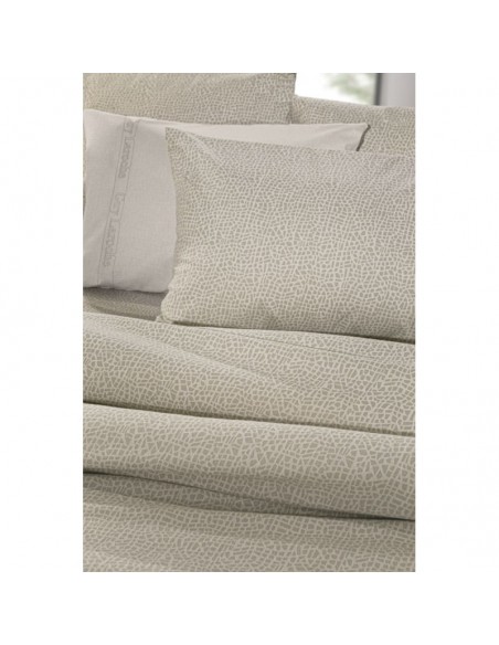 Σετ Σεντόνια Φανελένια Υπέρδιπλα Με Λάστιχο Για Στρώμα 165X200+35 Mira Cement