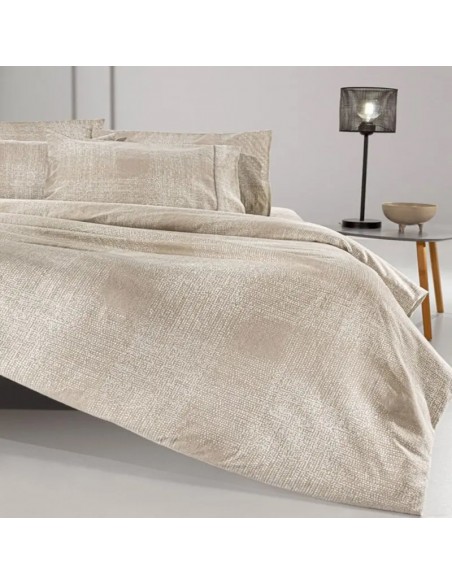 Σετ Σεντόνια Φανελένια Υπέρδιπλα Με Λάστιχο Για Στρώμα 165X200+35 Elissa Cashmere