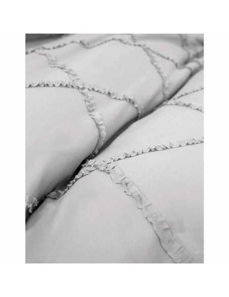 Σετ Παπλωματοθήκη Γίγας 240x260 - Sansa Gray
