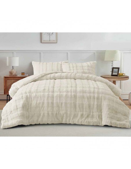 Κουβερτοπάπλωμα Υπέρδιπλο 220x240 Tokyo Cream