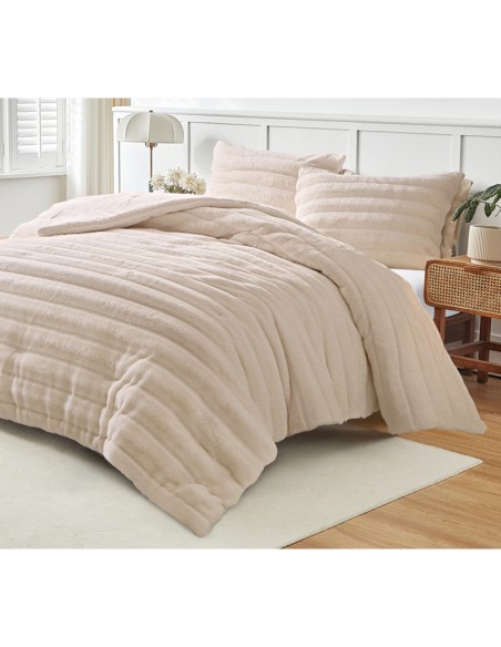 Κουβέρτα/Πάπλωμα Υπέρδιπλο 220x240 Volcano Taupe