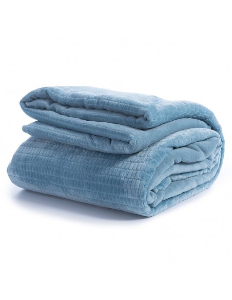 ΚΟΥΒΕΡΤΑ-ΠΑΠΛΩΜΑ ΠΟΛ.EZRA 24 220X240 - 220X240 - BLUE