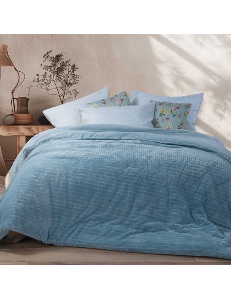 ΚΟΥΒΕΡΤΑ-ΠΑΠΛΩΜΑ ΠΟΛ.EZRA 24 220X240 - 220X240 - BLUE 2