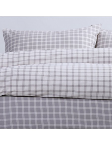 Σετ παπλωματοθήκη Υπερδιπλη 240x230 Extend Grey 2