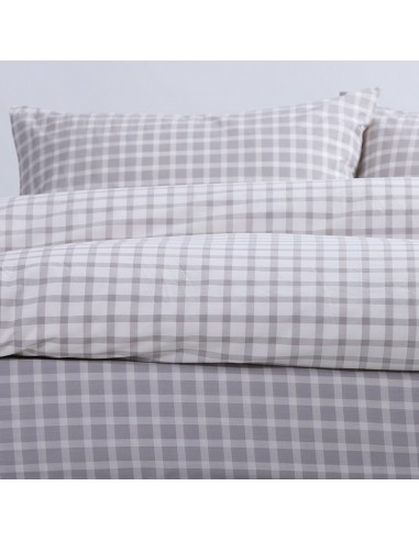 Σετ παπλωματοθήκη Υπερδιπλη 240x230 Extend Grey