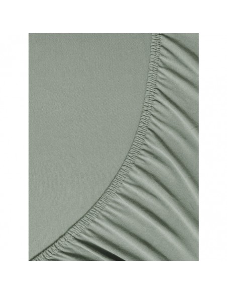 Σεντόνι με λάστιχο Jersey 160x200+40 Cool Khaki 2