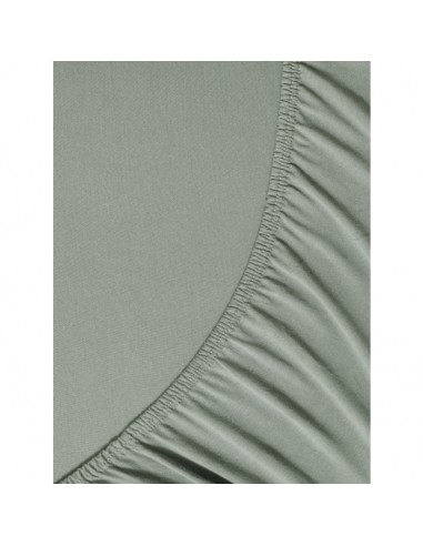 Σεντόνι με λάστιχο Jersey 160x200+40 Cool Khaki