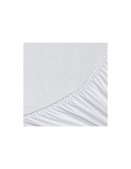 Σεντόνι με λάστιχο Jersey 160x200+40 Pure White 2