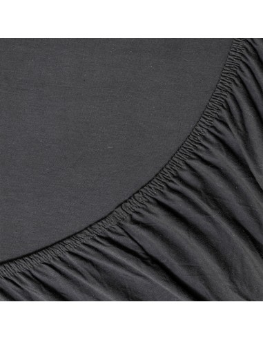 Σεντόνι με λάστιχο Jersey 160x200+40 Night Black