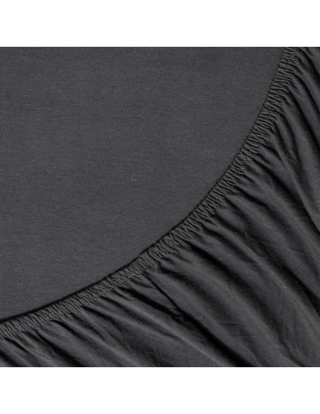 Σεντόνι με λάστιχο Jersey 160x200+40 Night Black