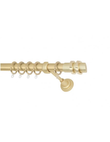 Κουρτινόξυλο πτυσσόμενο no.4 χρυσό ματ χρώμα Φ25...