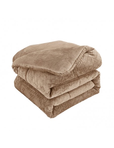 Κουβερτοπαπλωμα King Size Prestige coffee 260X240