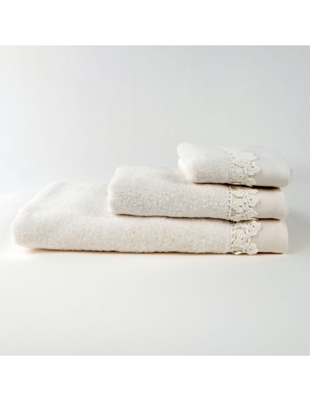 Σετ Πετσέτες 3 ΤΜΧ Small Flowers Cream