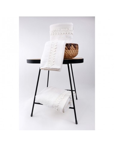 Σετ Πετσέτες 3 ΤΜΧ Small Flowers Cream