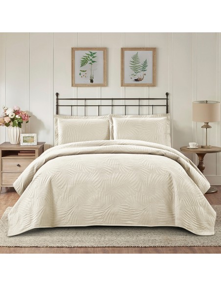 Σετ Κουβερλί Υπέρδιπλο 220x240 Ibiza Cream