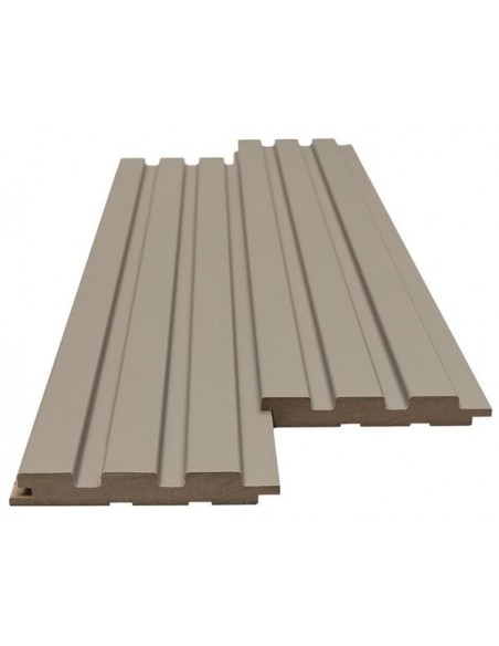 MDF PANEL ΜΕ 3D ΠΗΧΑΚΙΑ 506090 BEAT DL 16/119/2750mm SAND GREY