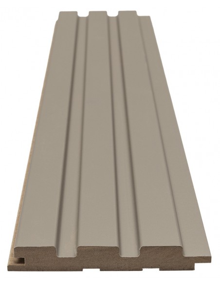 MDF PANEL ΜΕ 3D ΠΗΧΑΚΙΑ 506090 BEAT DL 16/119/2750mm SAND GREY