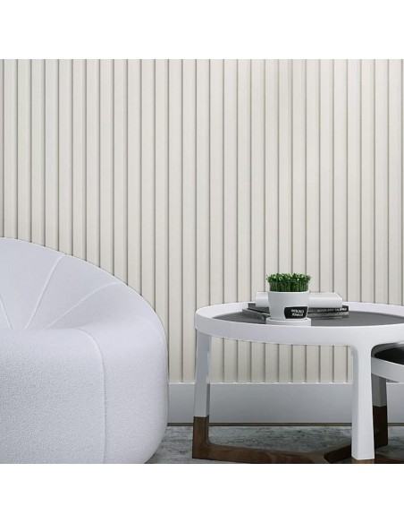 MDF PANEL ΜΕ 3D ΠΗΧΑΚΙΑ 502040 BEAT ST 16/119/2750mm WHITE