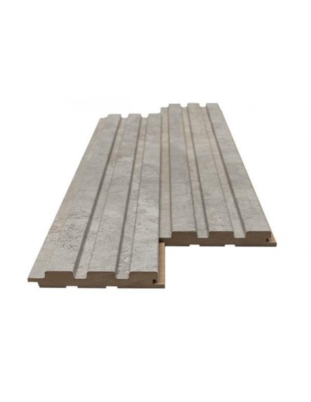 MDF PANEL ΜΕ 3D ΠΗΧΑΚΙΑ 504070 BEAT ST 16/119/2750mm CHICAGO CONCRETE