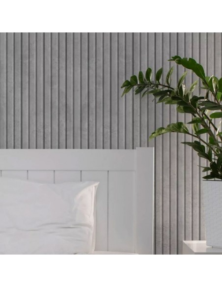 MDF PANEL ΜΕ 3D ΠΗΧΑΚΙΑ 504070 BEAT ST 16/119/2750mm CHICAGO CONCRETE