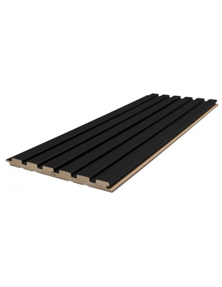 MDF PANEL ΜΕ 3D ΠΗΧΑΚΙΑ 505090 BEAT ST 16/119/2750mm BLACK