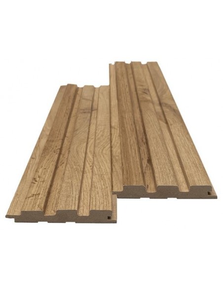 MDF PANEL ΜΕ 3D ΠΗΧΑΚΙΑ 508090 BEAT ST 16/119/2750mm PECAN