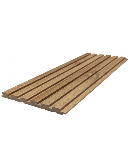 MDF PANEL ΜΕ 3D ΠΗΧΑΚΙΑ 508090 BEAT ST 16/119/2750mm PECAN