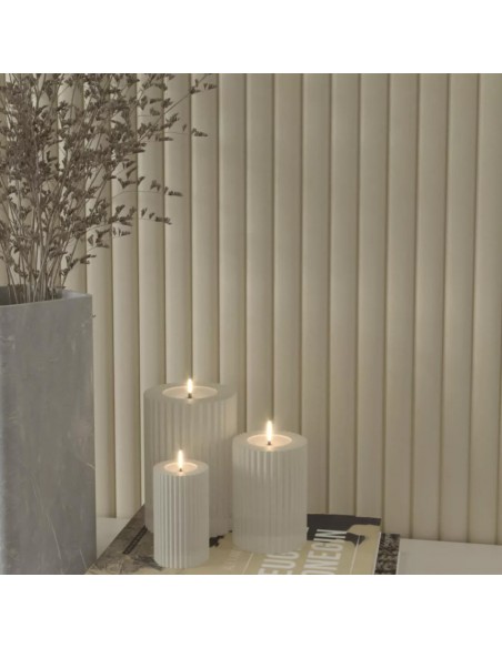 MDF PANEL ΜΕ 3D ΠΗΧΑΚΙΑ 806090 WAVE DL 16/119/2750mm SAND GREY