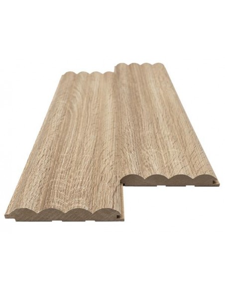 MDF PANEL ME 3D ΠΗΧΑΚΙΑ 801050 WAVE ST 16/119/2750mm SONOMA OAK