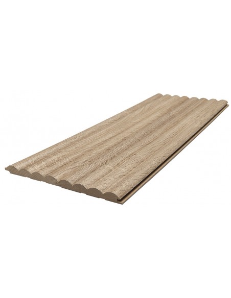 MDF PANEL ME 3D ΠΗΧΑΚΙΑ 801050 WAVE ST 16/119/2750mm SONOMA OAK