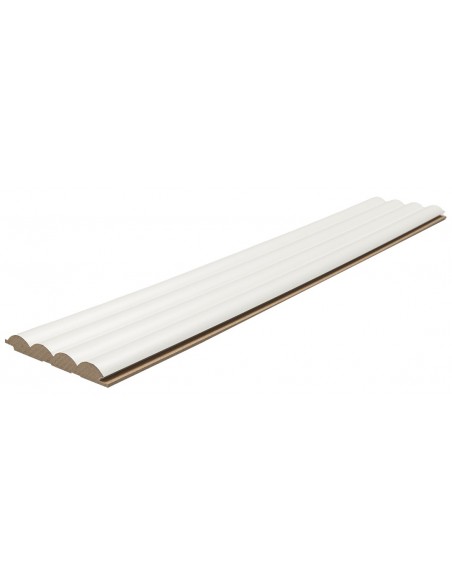 MDF PANEL ΜΕ 3D ΠΗΧΑΚΙΑ 802040 WAVE ST 16/119/2750mm WHITE