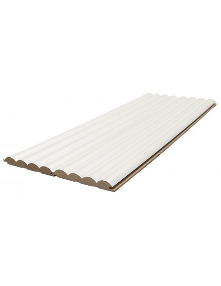 MDF PANEL ΜΕ 3D ΠΗΧΑΚΙΑ 802040 WAVE ST 16/119/2750mm WHITE