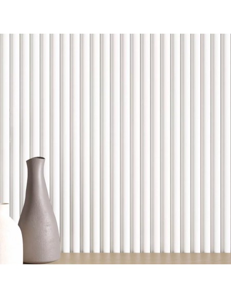 MDF PANEL ΜΕ 3D ΠΗΧΑΚΙΑ 802040 WAVE ST 16/119/2750mm WHITE