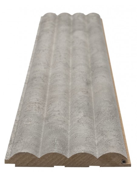 MDF PANEL ME 3D ΠΗΧΑΚΙΑ 804070 WAVE ST 16/119/2750mm CHICAGO CONORETE