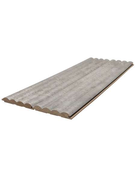 MDF PANEL ME 3D ΠΗΧΑΚΙΑ 804070 WAVE ST 16/119/2750mm CHICAGO CONORETE