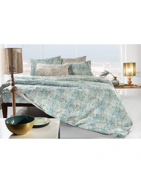 Παπλωματοθήκη Υπέρδιπλη 225x245 Net Aqua