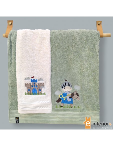 Σετ Πετσέτες Παιδικές 2τμχ Aloof Good Knight