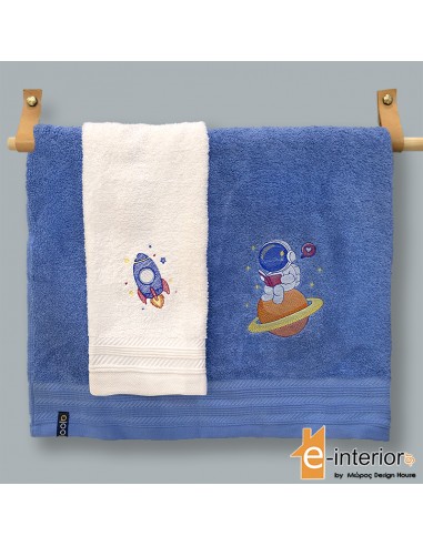 Σετ Πετσέτες Παιδικές 2τμχ Aloof Astro-Nut