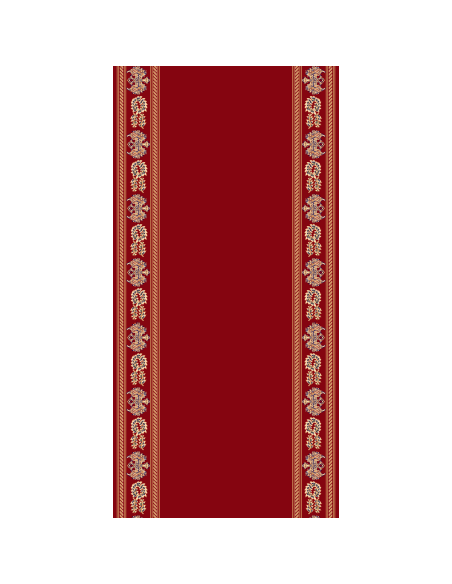 Atlantis 2500 - Orthodoxia χωρίς αετό - ΚΟΚΚΙΝΟ (ειδική μπορντούρα με αετό προς τα έξω) φ120 επιθ.διαδρ.