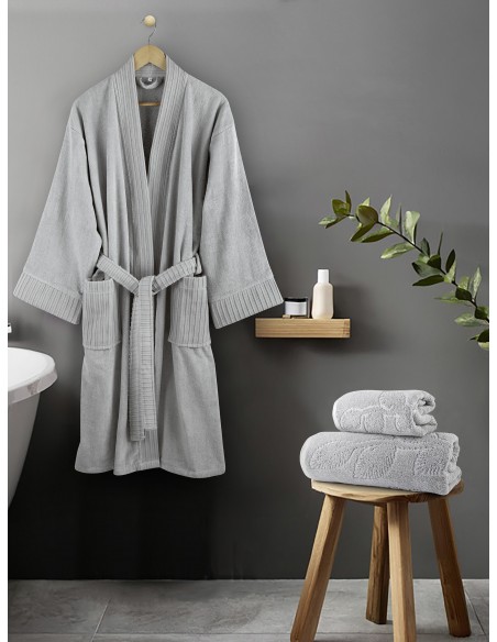 Μπουρνούζι Kimono - Medium - Velvet Gray