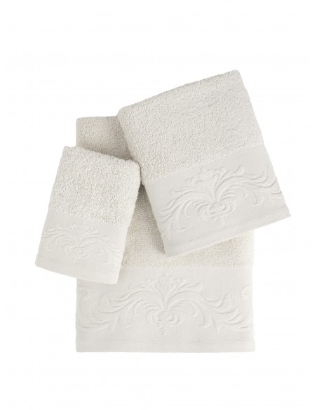 Σετ Πετσέτες (30x50 + 50x90 + 70x140) - Ambrose Light Beige
