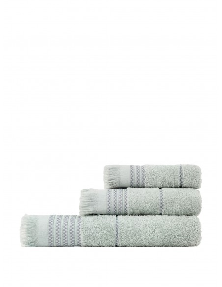 Σετ Πετσέτες 3τμχ Plush - Dusty Mint