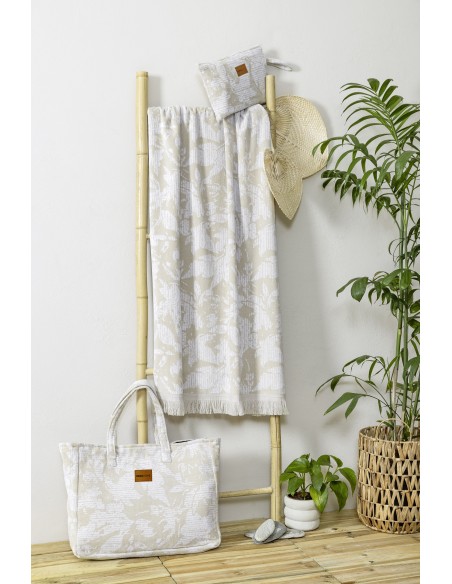 Πετσέτα Θαλάσσης 90x160 - Wild Coast Jacquard