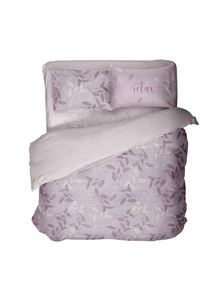 Σετ Σεντόνια Υπέρδιπλα με Λάστιχο Για Στρώμα 160x200+32 - Florelia