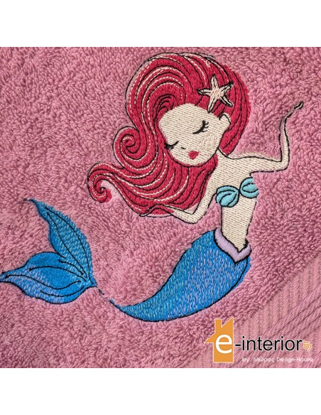 Σετ πετσέτες παιδικές 2τμχ Fin-tastic Mermaid Aloof 2