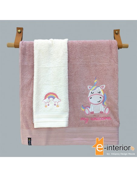 Σετ πετσέτες παιδικές 2τμχ My Unicorn Aloof