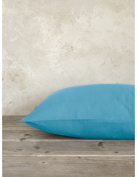 Μαξιλαροθήκες Σετ 52x72 Unicolors - Petrol Blue